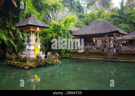 The famous Gunung Kawi Temple in Sebatu, Tegallalang, Bali, Indonesia Stock Photo
