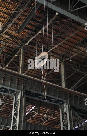 Crane sling in an iron and Steel Company Stock Photo