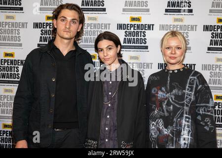 Los Angeles, USA. 16th Sep, 2023. Producers of Dasher attends 2023 Indie Short Film Awards and Leydenville Screening at Regal Cinemas Live LA, Los Angeles, CA September 16th, 2023 Credit: Eugene Powers/Alamy Live News Stock Photo