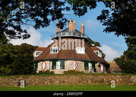 National Trust property A La Ronde house in Exmouth Stock Photo