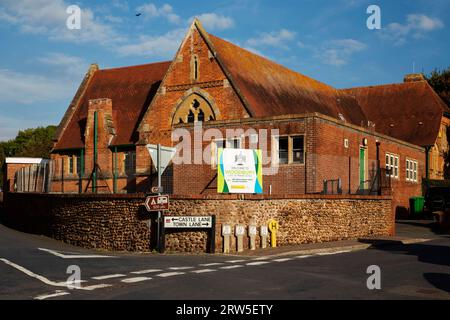 Woodbury C of E primary school East Devon by sundown Stock Photo