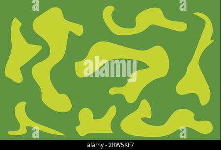 patterned abstract green striped background. Stock Vector