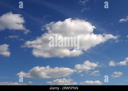 blue sky and white clouds Stock Photo
