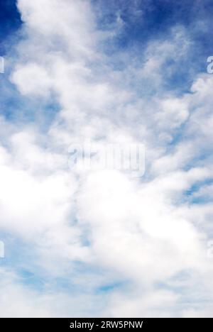 blue sky and white clouds Stock Photo