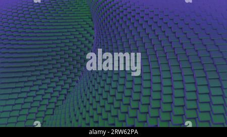 Background with moving 3d visual distortion. Design. Background with ...