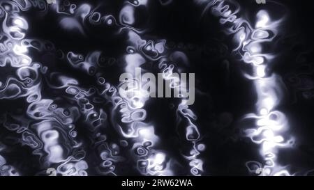Animation with plasma molecules in pattern. Motion. Glowing psychedelic ...