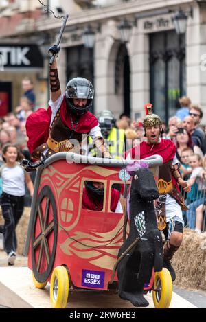 First chariot race in the Roman Circus of Merida, on May 22, 2025, in ...
