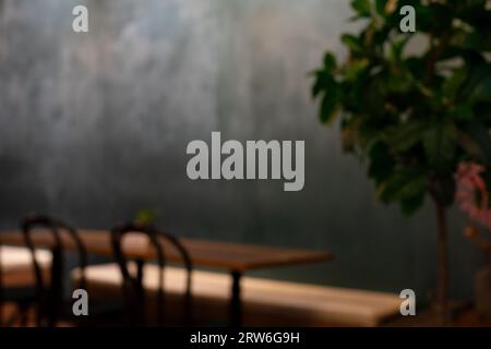 Abstract blur coffee shop cafe and restaurant for background Stock Photo