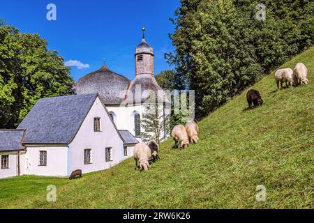 BAVARIA : OBERALLGÄU - OBERSTDORG -LORETTO CHAPEL Stock Photo