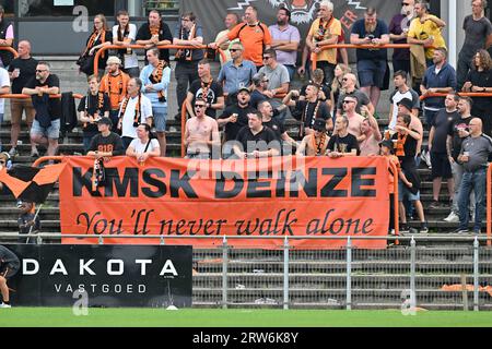 Deinze, Belgium. 17th Sep, 2023. Valentin Guillaume (14) of FC Seraing  pictured during a soccer game between KMSK Deinze and RFC Seraing during  the 5 th matchday in the Challenger Pro League