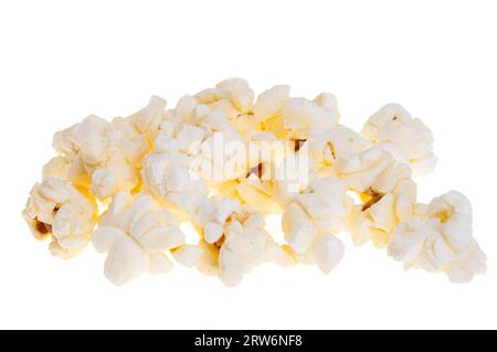popcorn isolated on white background Stock Photo
