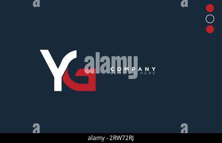 YG Alphabet letters Initials Monogram logo Stock Vector