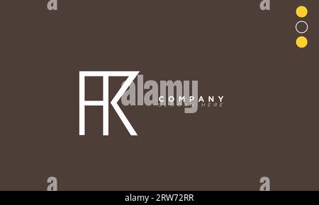 AK Alphabet letters Initials Monogram logo Stock Vector