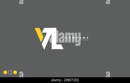 VL Alphabet letters Initials Monogram logo Stock Vector