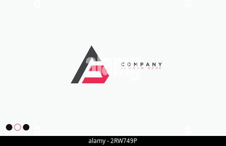 AFS Alphabet letters Initials Monogram logo Stock Vector