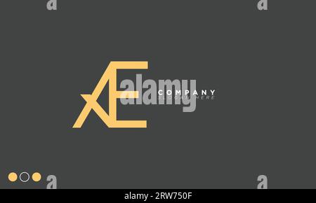 XE Alphabet letters Initials Monogram logo Stock Vector