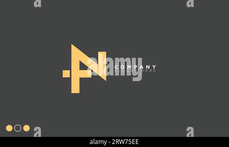 TN Alphabet letters Initials Monogram logo Stock Vector