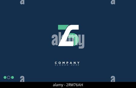 ZB Alphabet letters Initials Monogram logo Stock Vector