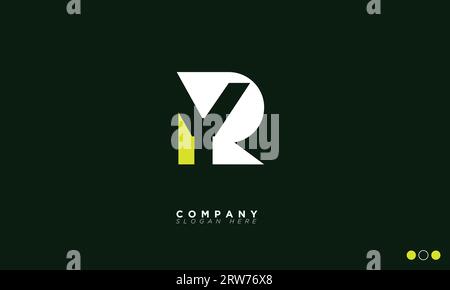 YR Alphabet letters Initials Monogram logo Stock Vector
