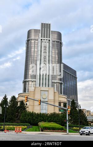 Detroit MI USA. 17th Sep 2023. Exterior view of the MGM Grand