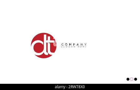 DT Alphabet letters Initials Monogram logo Stock Vector
