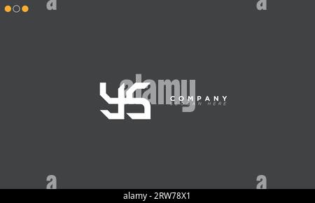 YS Alphabet letters Initials Monogram logo Stock Vector