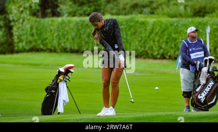 Mia Baker influencer celebrity golfer Stock Photo