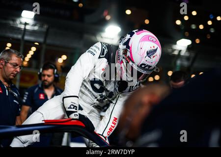 Singapore, Singapour. 17th Sep, 2023. TSUNODA Yuki (jap), Scuderia AlphaTauri AT04, portrait during the 2023 Formula 1 Singapore Airlines Singapore Grand Prix, 15th round of the 2023 Formula One World Championship from September 15 to 17, 2023 on the Marina Bay Street Circuit, in Singapore - Photo Florent Gooden/DPPI Credit: DPPI Media/Alamy Live News Stock Photo