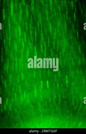 Abstract with green glass, blurred background Stock Photo