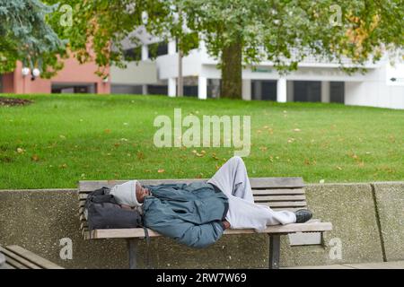 Homeless in the Hearland Stock Photo