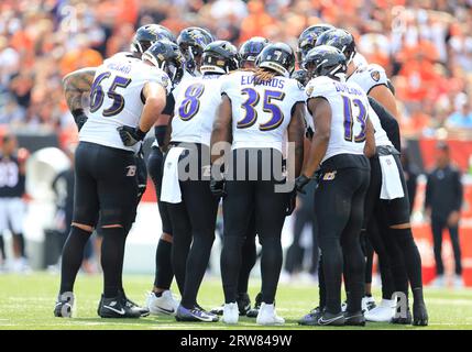 Cincinnati, Ohio, USA. Cincinnati, Ohio, USA. 17th Sep, 2023. Finger tip  grab by Cincinnati Bengals wide receiver Ja'Marr Chase (1) for a completion  during the NFL regular season game between the Baltimore