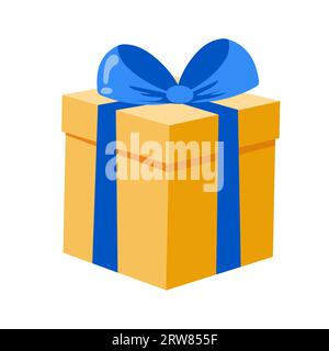 Gift on a white background Stock Vector