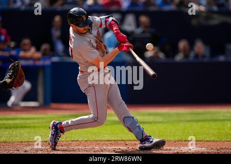 Toronto, Canada. 17th Sep, 2023. Toronto Blue Jays starting pitcher Hyun  Jin Ryu (99) works against the Boston Red Sox during first inning American  League MLB baseball action in Toronto, Sunday, Sept.