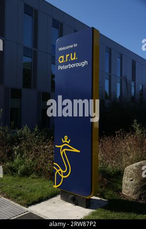 Peterborough, UK. 15th Sep, 2023. The ARU Anglia Ruskin University, in Peterborough, Cambridgeshire, UK, on 15th September, 2023. Credit: Paul Marriott/Alamy Live News Stock Photo