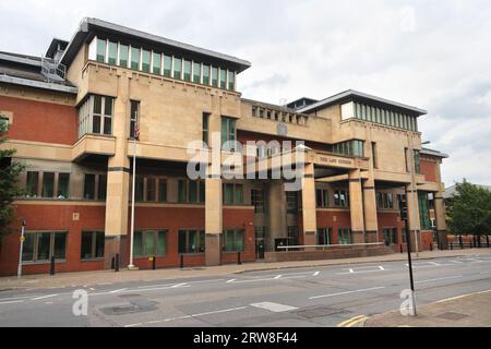 Sheffield Combined law courts England UK British criminal court building Stock Photo