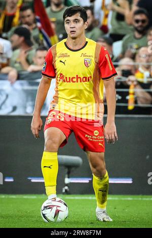 Abdukodir KHUSANOV Of Lens During The French Championship Ligue 1 ...