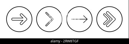 Arrow icon. Arrow symbol. Arrow icon for your web design. Stock Vector
