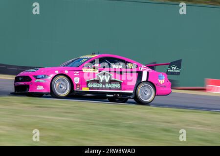 Melbourne, Australia, 17 September, 2023. Zane Morse (11) driving Ford Mustang for Turps Tippers - Super2 during Dunlop Series at the Penrite Oil Sandown 500 at the Sandown International Raceway on September 17, 2023 in Melbourne, Australia. Credit: Santanu Banik/Speed Media/Alamy Live News Stock Photo