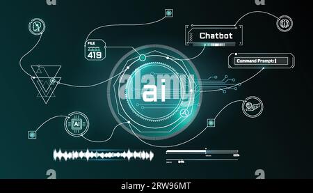Vector infographic about various information links. Stock Vector