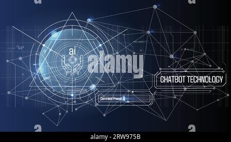 Vector infographics about innovation futuristic and global connection. Stock Vector