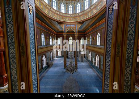 Istanbul, Turkey, September 11, 2023: Yildiz Hamidiye Mosque built by Sultan Abdulhamid II, 1885 in Besiktas, (Turkish Yildiz Hamidiye Camisi, Besikta Stock Photo