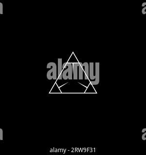 Triangle Gui Cyberpunk style triangle target, HUD reticle, futuristic interface ...