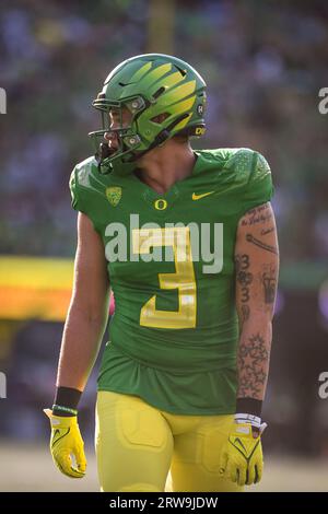 Oregon Tight End Terrance Ferguson Speaks To Reporters During A Press 