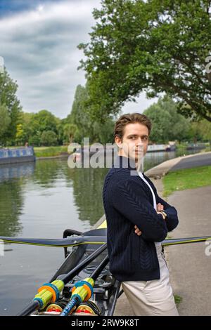 Jan Helmich Para-Rower in Cambridge, United Kingdom Stock Photo