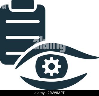 Controlling icon. Monochrome simple sign from operation management collection. Controlling icon for logo, templates, web design and infographics. Stock Vector