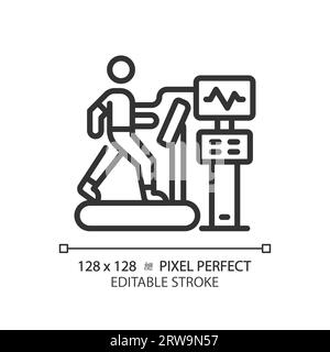 Stress test pixel perfect linear icon Stock Vector