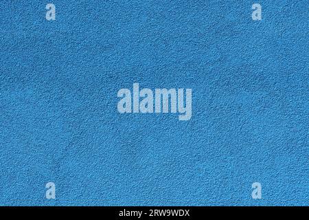Texture of decorative blue facade mineral scratch plaster wall as background, high resolution photo Stock Photo