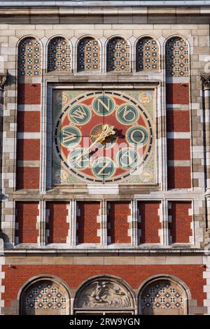 Weather vane on a tower of the Amsterdam Central Train Station, showing the direction of the wind, Holland, Netherlands Stock Photo