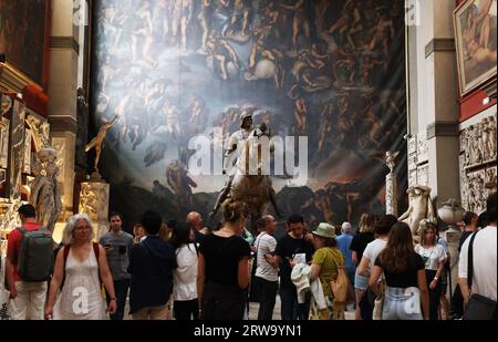 Paris, France. 17th Sep, 2023. People visit the National School of Fine Arts in Paris, France, Sept. 17, 2023. The annual European Heritage Days took place on Sept. 16 and 17 this year, during which nearly 20,000 historical sites were opened to the public for free in France. Credit: Gao Jing/Xinhua/Alamy Live News Stock Photo