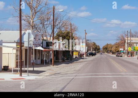 Camp Wood, USA, January 27 2013: Building architecture in the rural town of Camp Wood in Texas, USA Stock Photo